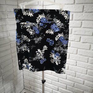 2 / $30.00 - Lily Morgan Ladies Size Medium Flower Pattern Skirt